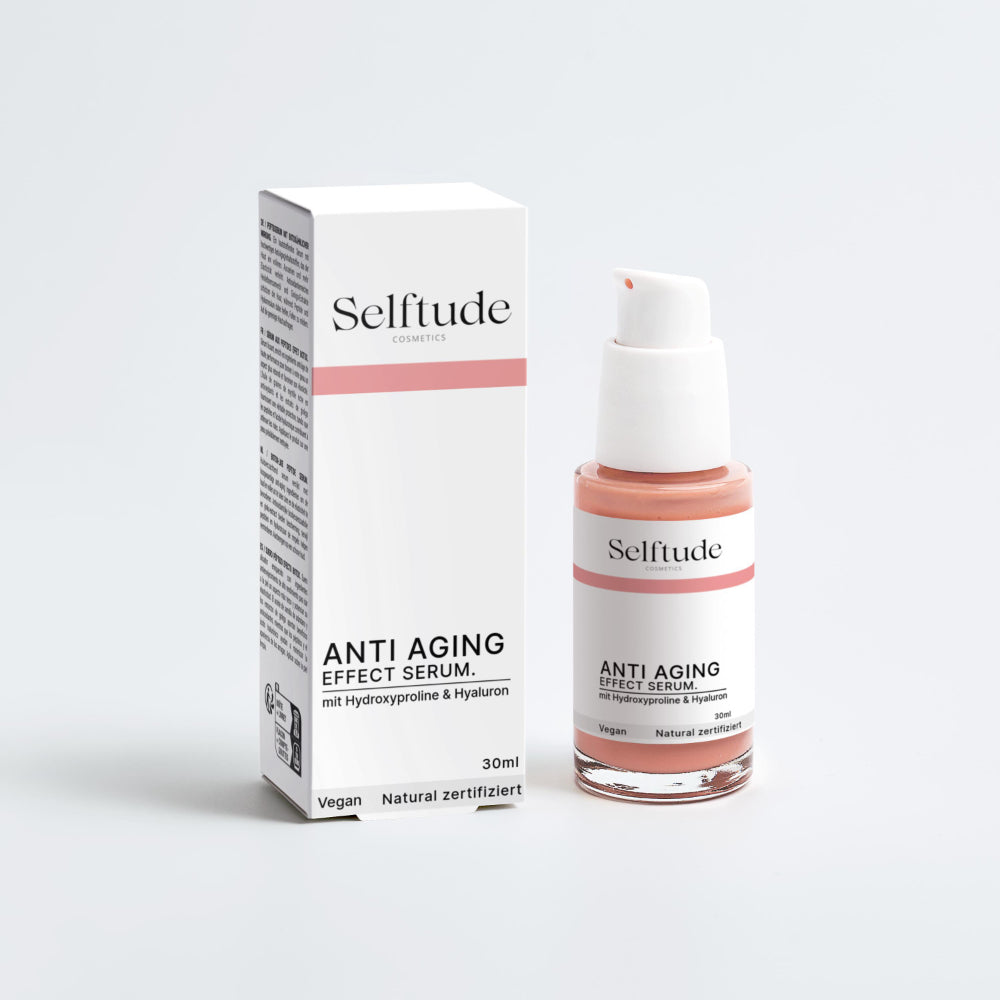 Selftude® Natural Anti Aging Effect Serum mit Hyaluron 30ml