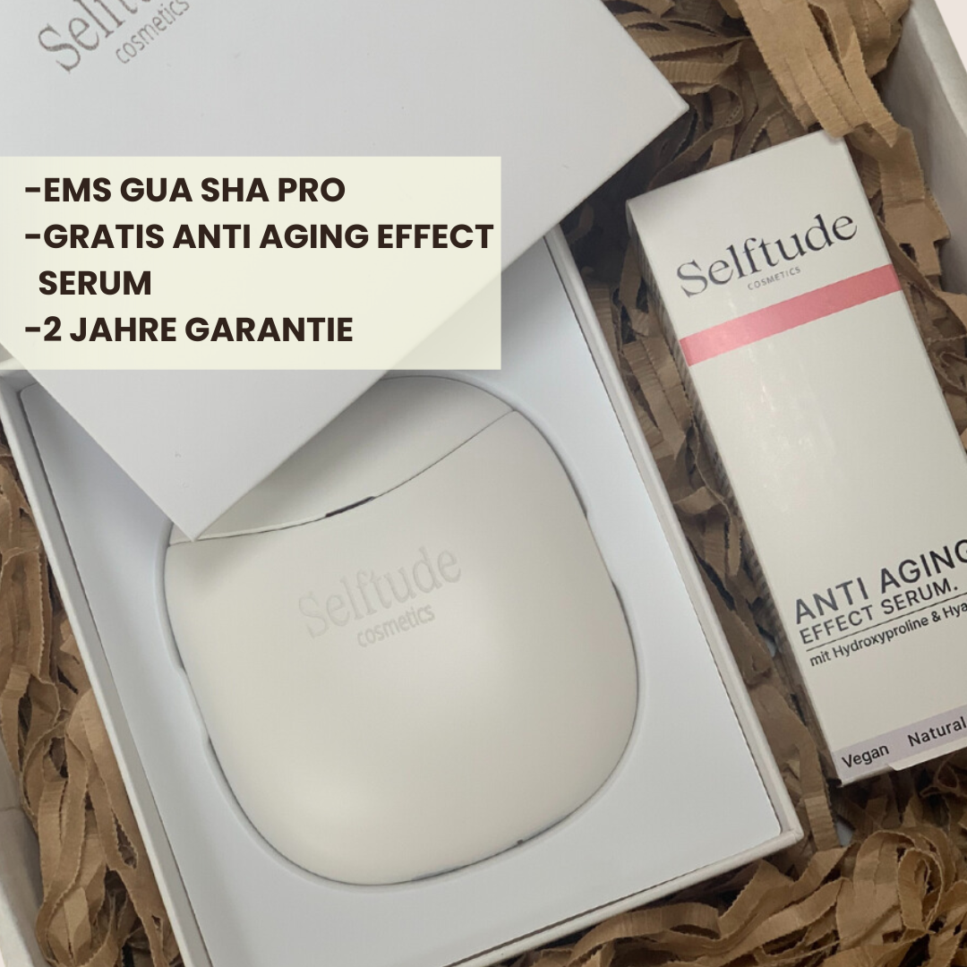 Selftude® EMS Gua Sha Pro™ Kollagen Tool + Gratis Anti Aging Effekt Serum mit Hyaluron