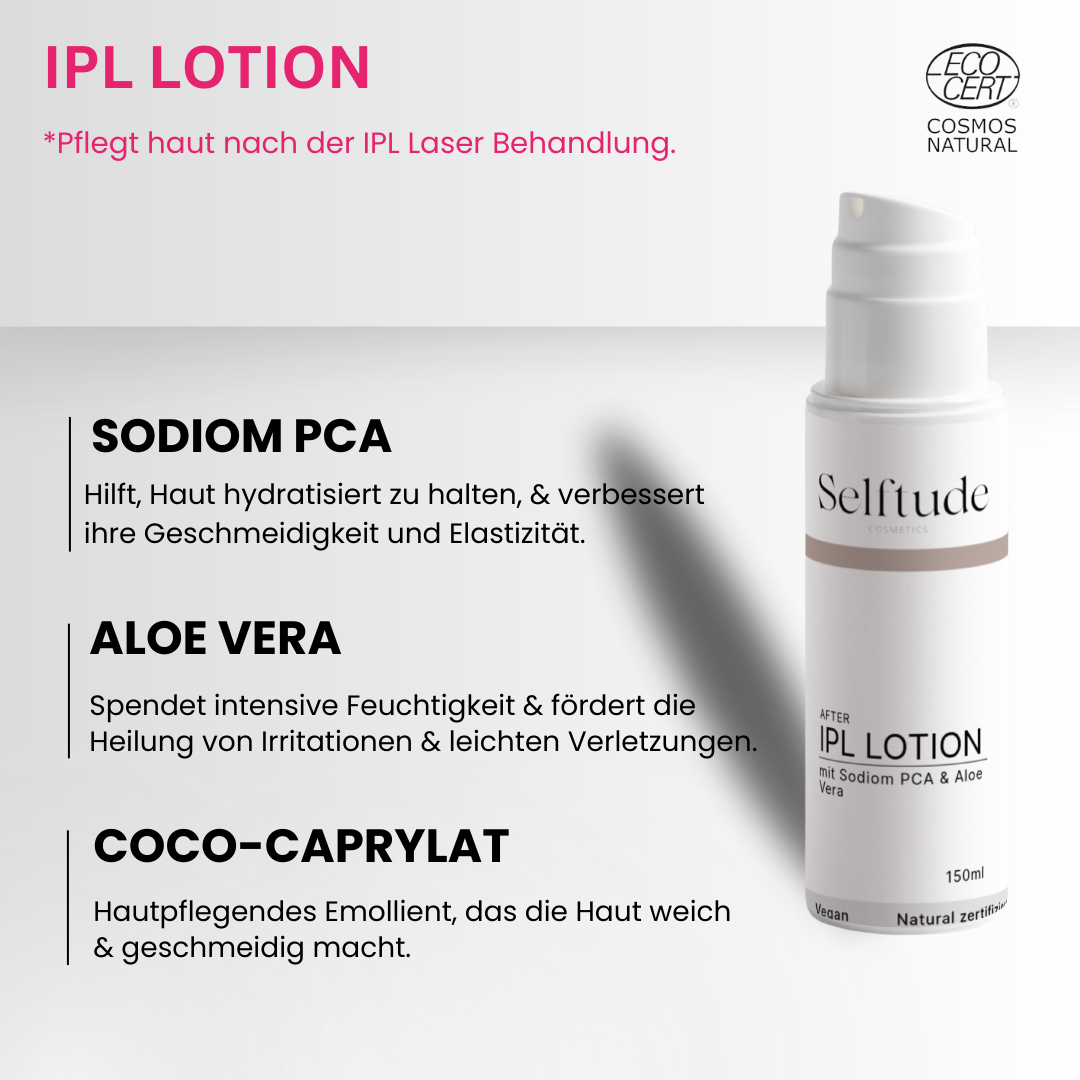 Selftude® IPL Laser DUO Haarentfernung mit Kühlfunktion + IPL-Lotion 200ml im Angebot