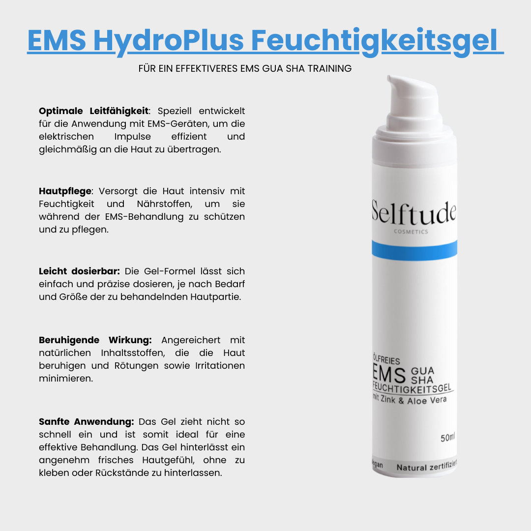 Selftude® Natural EMS Gel für eine effektivere Anwendung 50ml