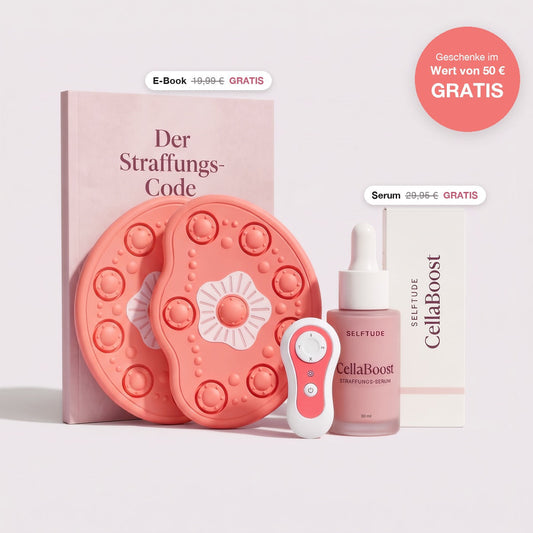 CellaLift Straffungs-Set mit 2 Pads, Fernbedienung, Serum und E-Book, Geschenke im Wert von 50 € gratis